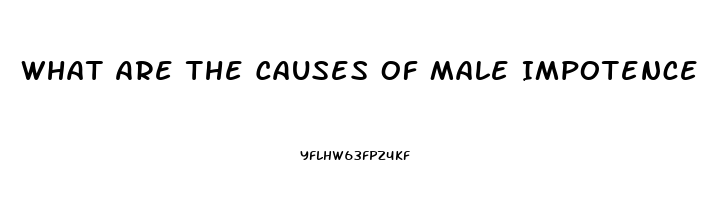 What Are The Causes Of Male Impotence