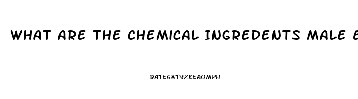 What Are The Chemical Ingredents Male Enhancement Pill