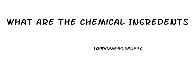 What Are The Chemical Ingredents Male Enhancement Pill