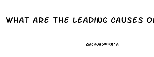 What Are The Leading Causes Of Erectile Dysfunction