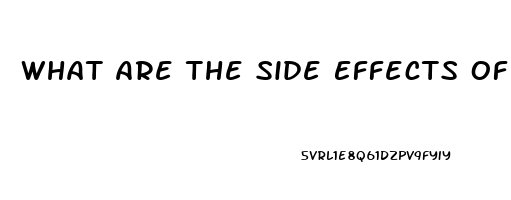 What Are The Side Effects Of Pain Reliever