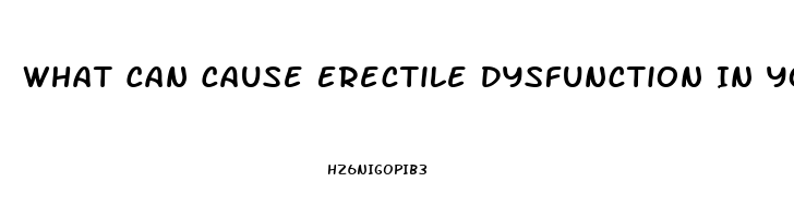 What Can Cause Erectile Dysfunction In Young Adults