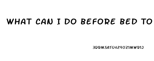 What Can I Do Before Bed To Help Me Sleep