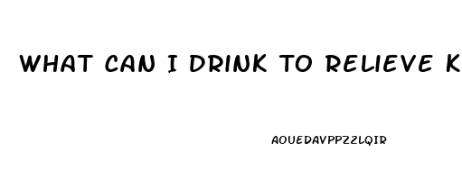 What Can I Drink To Relieve Kidney Pain