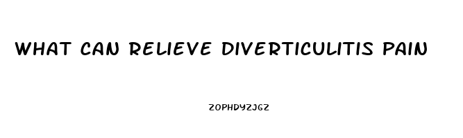 What Can Relieve Diverticulitis Pain