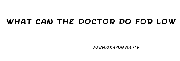 What Can The Doctor Do For Low Libido In Females