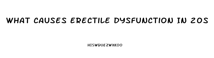 What Causes Erectile Dysfunction In 20s