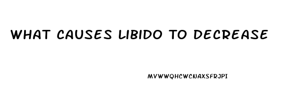 What Causes Libido To Decrease