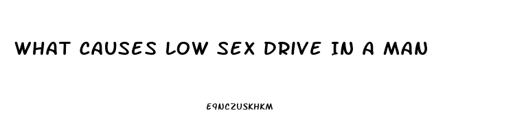 What Causes Low Sex Drive In A Man