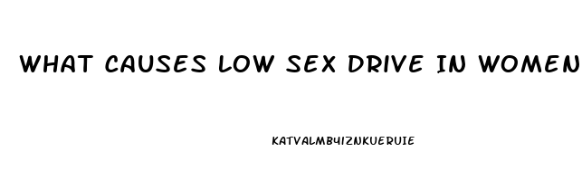 What Causes Low Sex Drive In Women