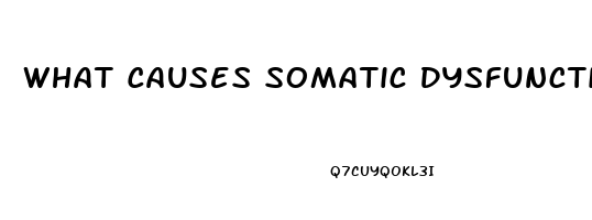 What Causes Somatic Dysfunction