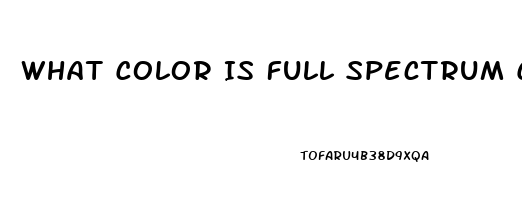 What Color Is Full Spectrum Cbd Oil