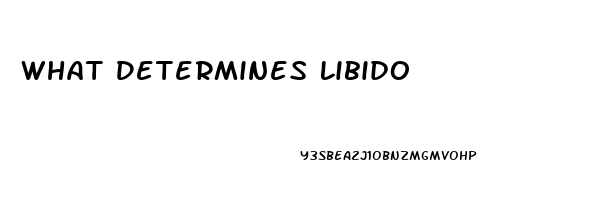 What Determines Libido