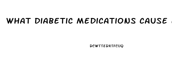 What Diabetic Medications Cause Erectile Dysfunction