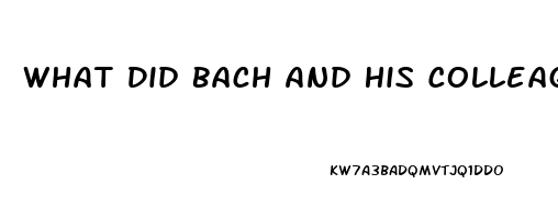 What Did Bach And His Colleagues Find Concerning Sexual Dysfunction In Men