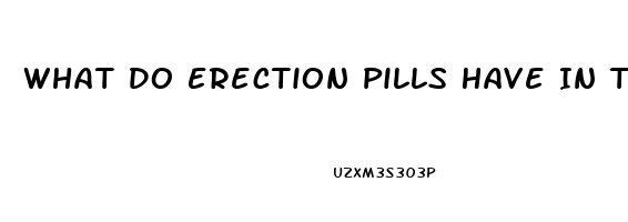 What Do Erection Pills Have In Them