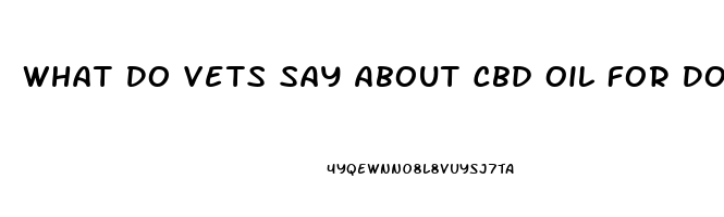 What Do Vets Say About Cbd Oil For Dogs