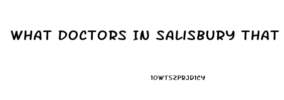 What Doctors In Salisbury That Can Right A Prescription For Cbd Oil For Cancer