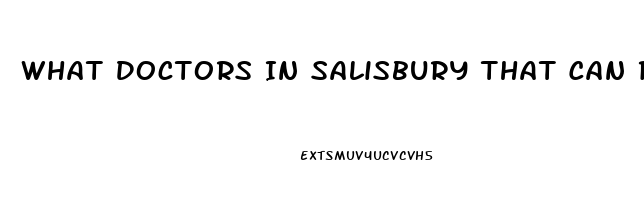 What Doctors In Salisbury That Can Right A Prescription For Cbd Oil For Cancer