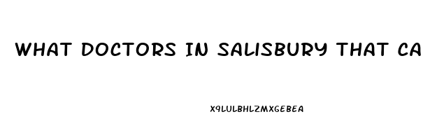 What Doctors In Salisbury That Can Right A Prescription For Cbd Oil For Cancer