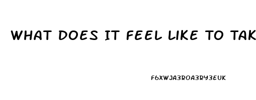 What Does It Feel Like To Take Cbd Oil