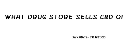 What Drug Store Sells Cbd Oil In Nj