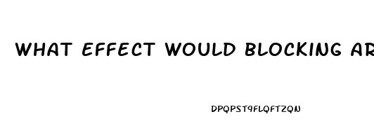 What Effect Would Blocking Aromatase Have On Male Sex Drive