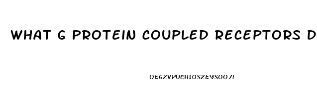 What G Protein Coupled Receptors Does Cbd Oil Bind To