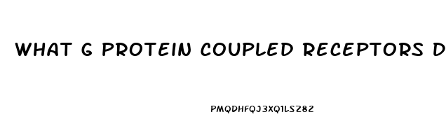 What G Protein Coupled Receptors Does Cbd Oil Bind To