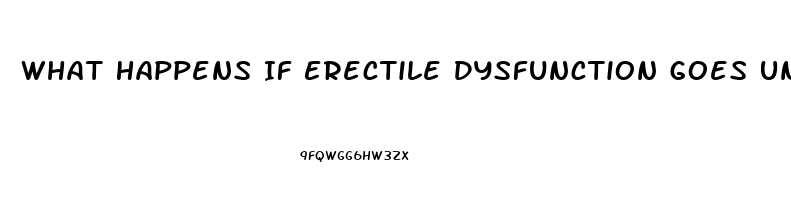 What Happens If Erectile Dysfunction Goes Untreated