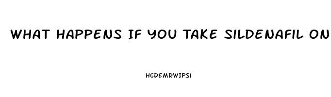 What Happens If You Take Sildenafil On A Full Stomach