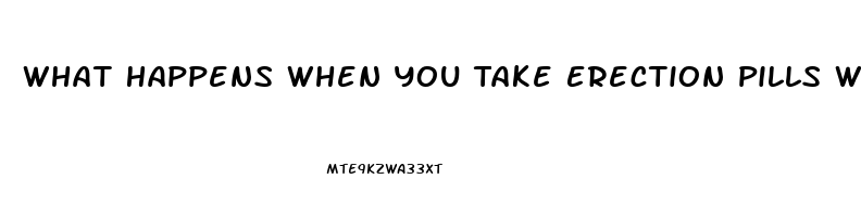 What Happens When You Take Erection Pills With Vodka