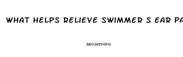 What Helps Relieve Swimmer S Ear Pain