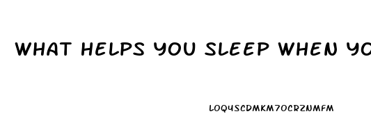 What Helps You Sleep When You Have Anxiety