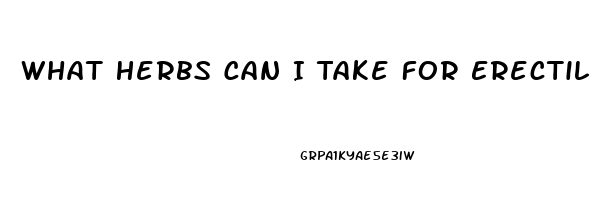 What Herbs Can I Take For Erectile Dysfunction