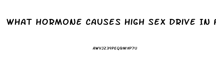 What Hormone Causes High Sex Drive In Females