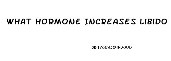 What Hormone Increases Libido