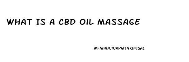 What Is A Cbd Oil Massage