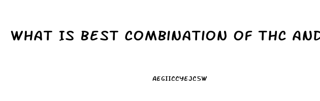 What Is Best Combination Of Thc And Cbd Oil For Opiod Wihtdrawl