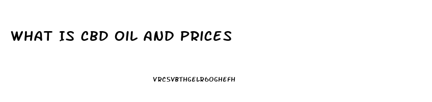 What Is Cbd Oil And Prices