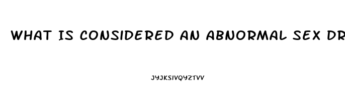 What Is Considered An Abnormal Sex Drive For Men