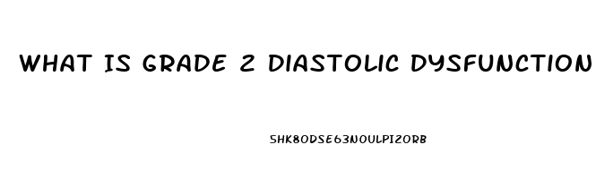What Is Grade 2 Diastolic Dysfunction