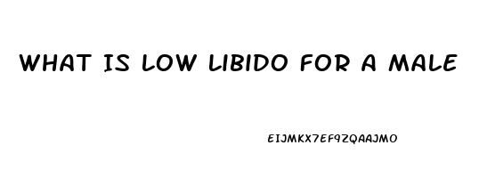 What Is Low Libido For A Male