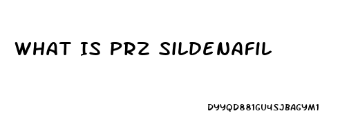What Is Prz Sildenafil
