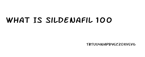 What Is Sildenafil 100