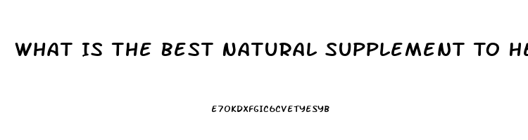 What Is The Best Natural Supplement To Help You Sleep