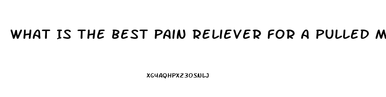 What Is The Best Pain Reliever For A Pulled Muscle