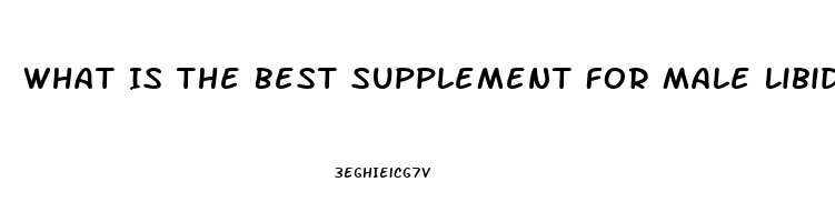 What Is The Best Supplement For Male Libido