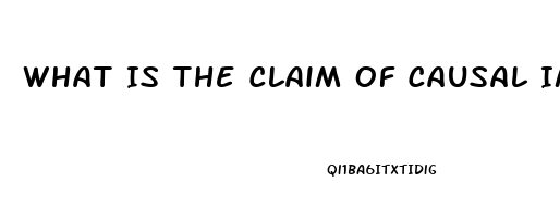 What Is The Claim Of Causal Impotence