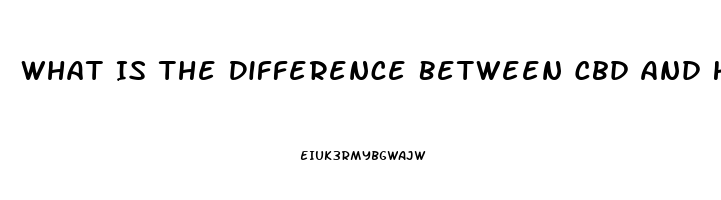 What Is The Difference Between Cbd And Hemp Oil